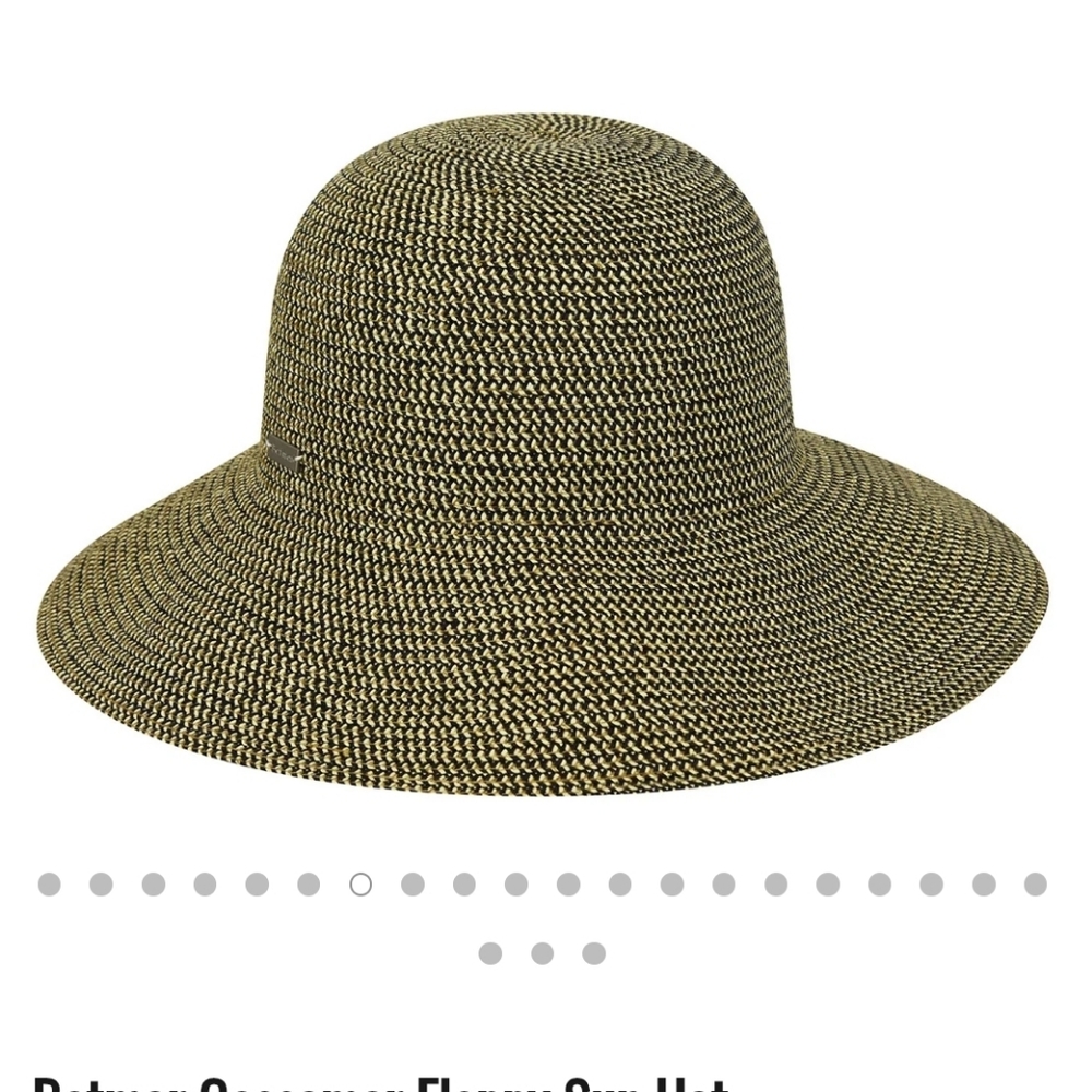 Betmar NY Womens Gossamer Floppy Sun Hat Beach Hat
